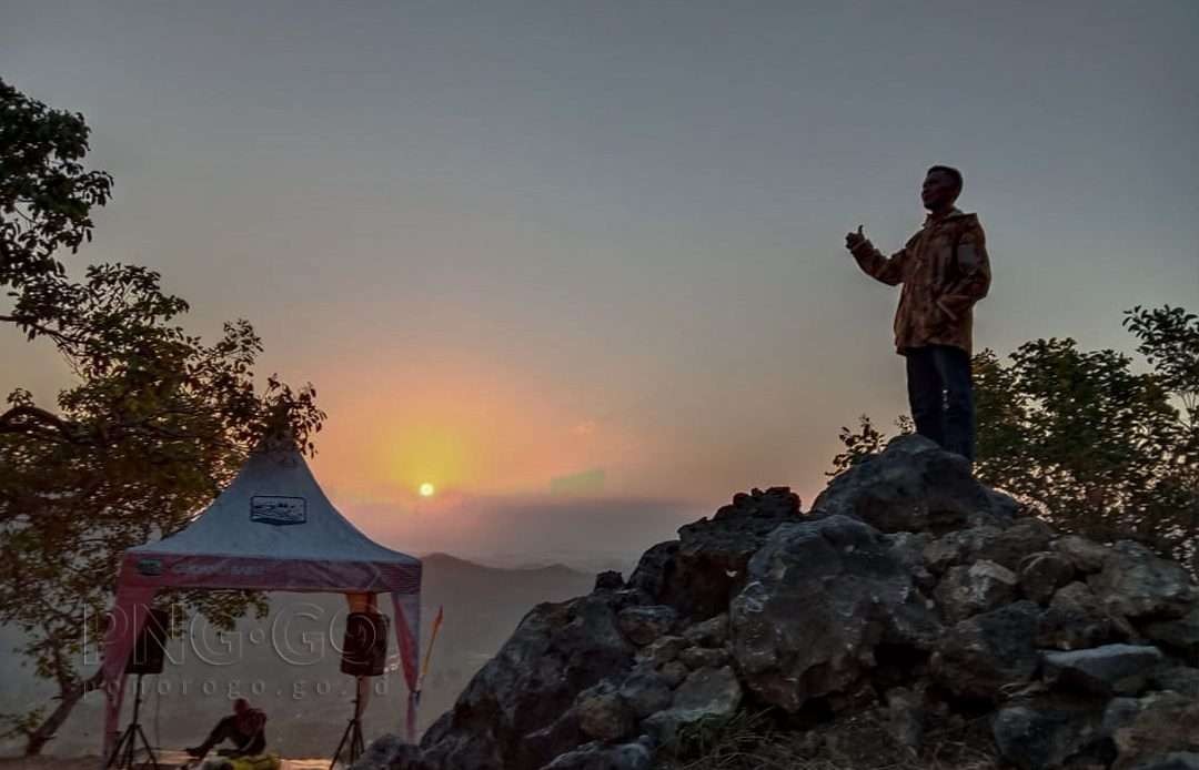 Lokasi Bukit Plered, berada di ketinggian 400 meter di atas permukaan laut (mdpl) ini berada di Desa Biting Kecamatan Badegan, Kabupaten Ponorogo. (Foto: dok. Kominfo)