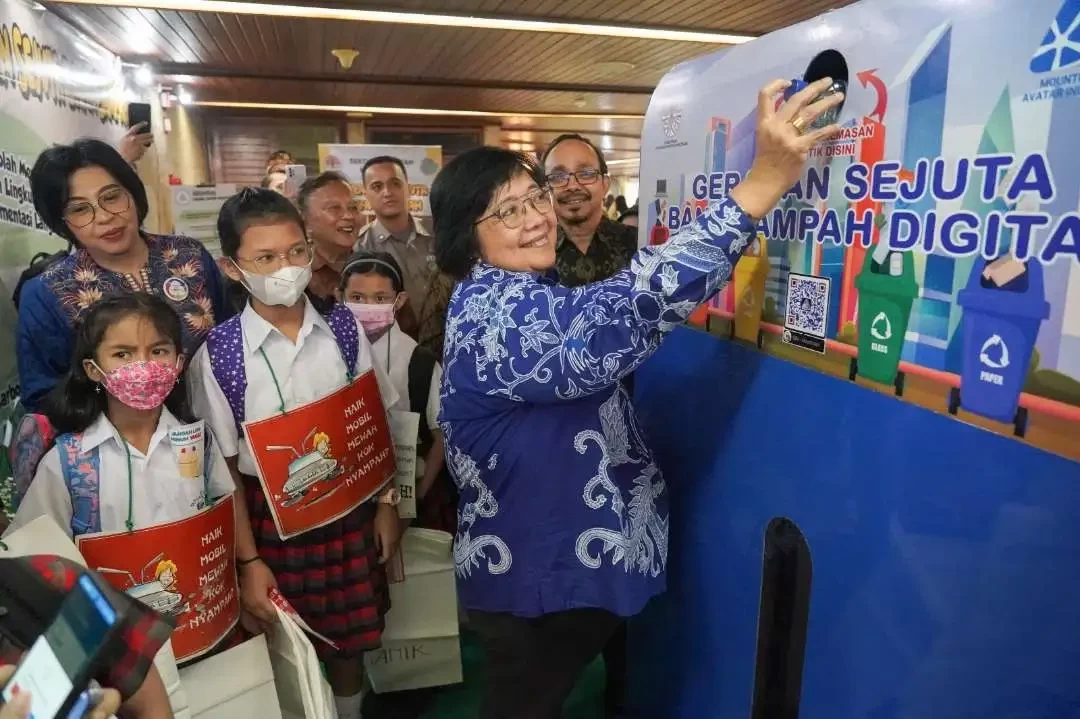 Menteri LHK, Siti Nurbaya membuka secara langsung FPSN 2023 di Auditorium Dr. Soedjarwo, Gedung Manggala Wanabakti, Jakarta, Selasa Pagi 13 Juni 2023. (Foto: dok. menlhk)