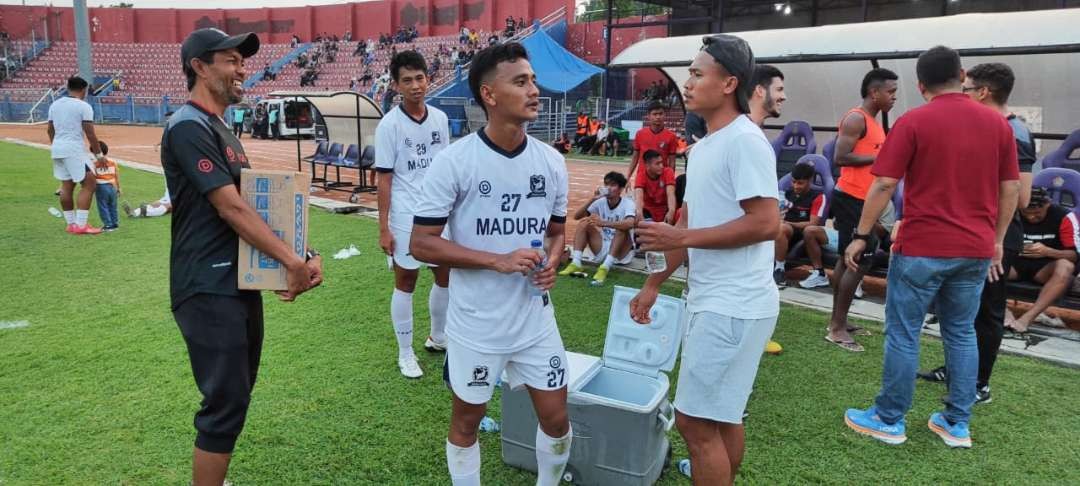 Dikontrak Madura United 3 Musim, Ini dia sosok Aldo pemain serba bisa asal Kediri. (Foto: Fendi Lesmana/Ngopibareng.id)