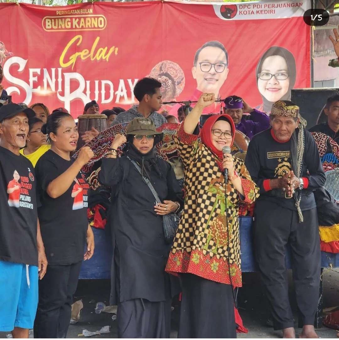 Gelar kesenian jaranan, Ganik Pramana mengajak masyarakat implementasikan nilai luhur Pancasila. (Foto: Istimewa)