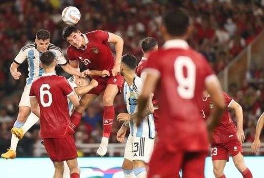 Timnas Indonesia menduduki peringkat 150, usai FIFA Matchday melawan Argentina, Senin 19 Juni 2023. (Foto: Instagram PSSI)