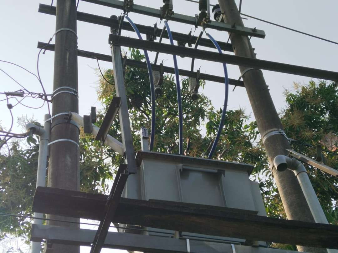 Kabel PLN dicuri maling.(Foto: dokumen Polsek Dawarblandong)