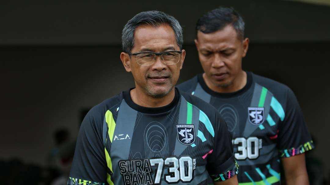 Pelatih Persebaya, Aji Santoso. (Foto: Fariz Yarbo/Ngopibareng.id)