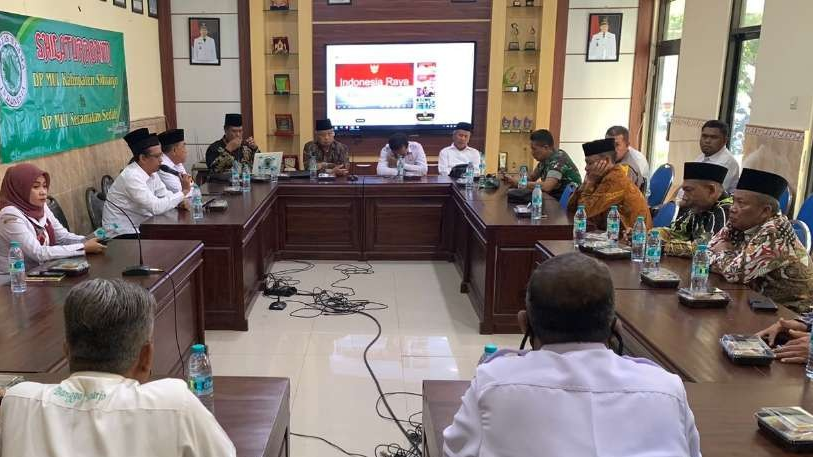 MUI Sidoarjo saat mengadakan rapat dan silaturahimi. (Foto: mui-sda)