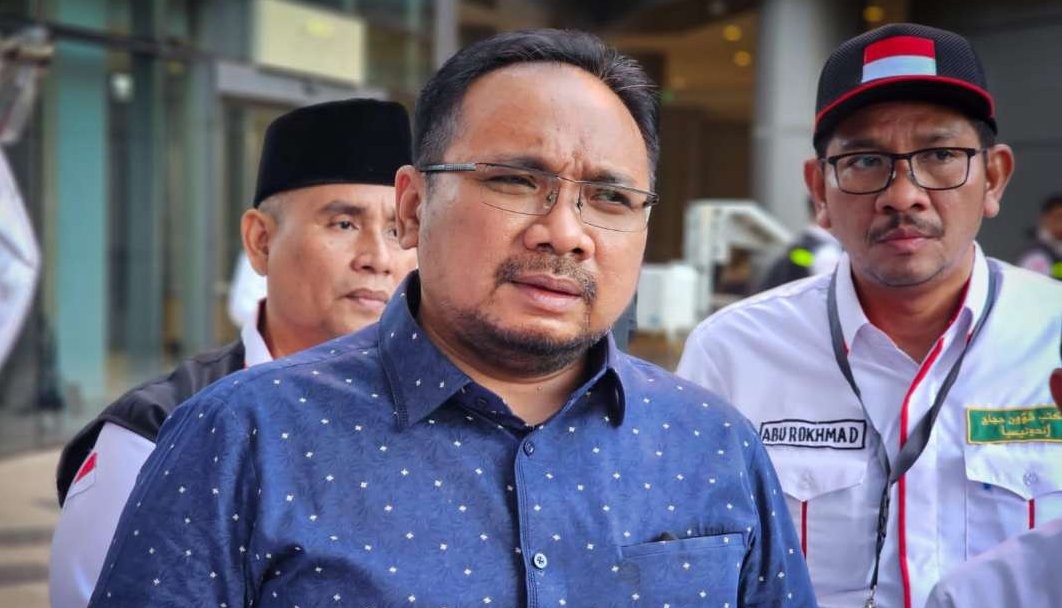 Menteri Agama (Menag) sekaligus Ketua Amirul Hajj Indonesia, Yaqut Cholil Qoumas imbau jemaah lansia tak paksakan diri melakukan ritual lempar jumrah di Jamarat. (Foto: Istimewa)