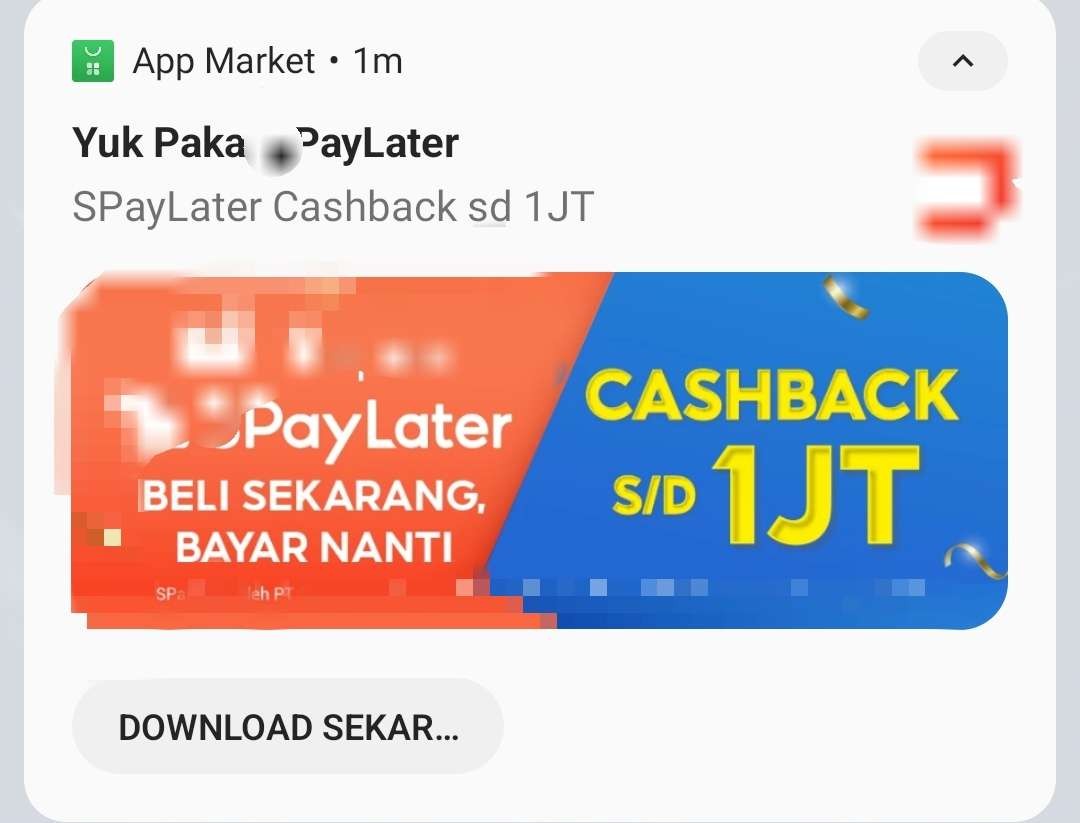 Salah satu iklan paylater. (Foto: YouTube)