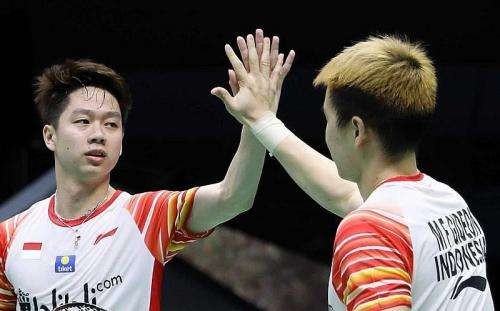 Kevin Sanjaya punya partner baru, karena Marcus Gideon fokus pengobatan cedera tumit kaki kanan. (Foto: PBSI)