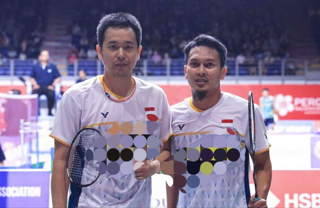 The Daddies, ganda putra Indonesia, Ahsan/Hendra akan berjuang di Kanada Open 2023. (Foto: INABadminton)