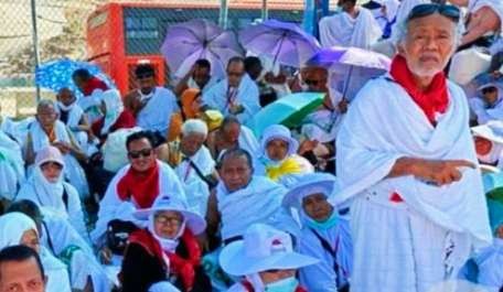 Jamaah haji ada yang mendapat pelayanan  tidak menyenangkan, sempat terlantar di Mudzalifah (Foto: dokemen jemaah)