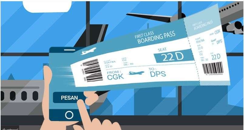 Ilustrasi tiket pesawat (Ilustrasi: Media Konsumen)