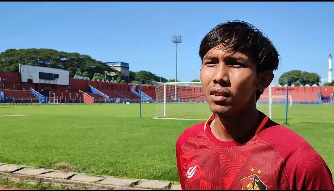 Bek kiri andalan Persik Kediri Yusuf Meilana merasa jadi beban saat ditunjuk menjadi kapten. (Fendi Lesmana/Ngopibareng.id)