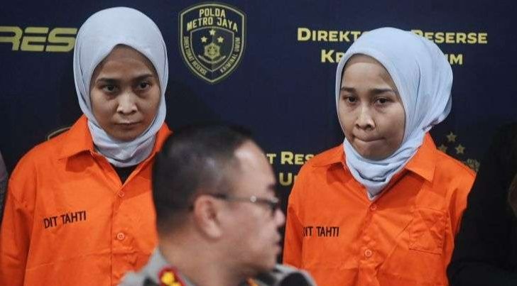 Penipu kembar Rihana dan Rihani. (Foto: Antara)