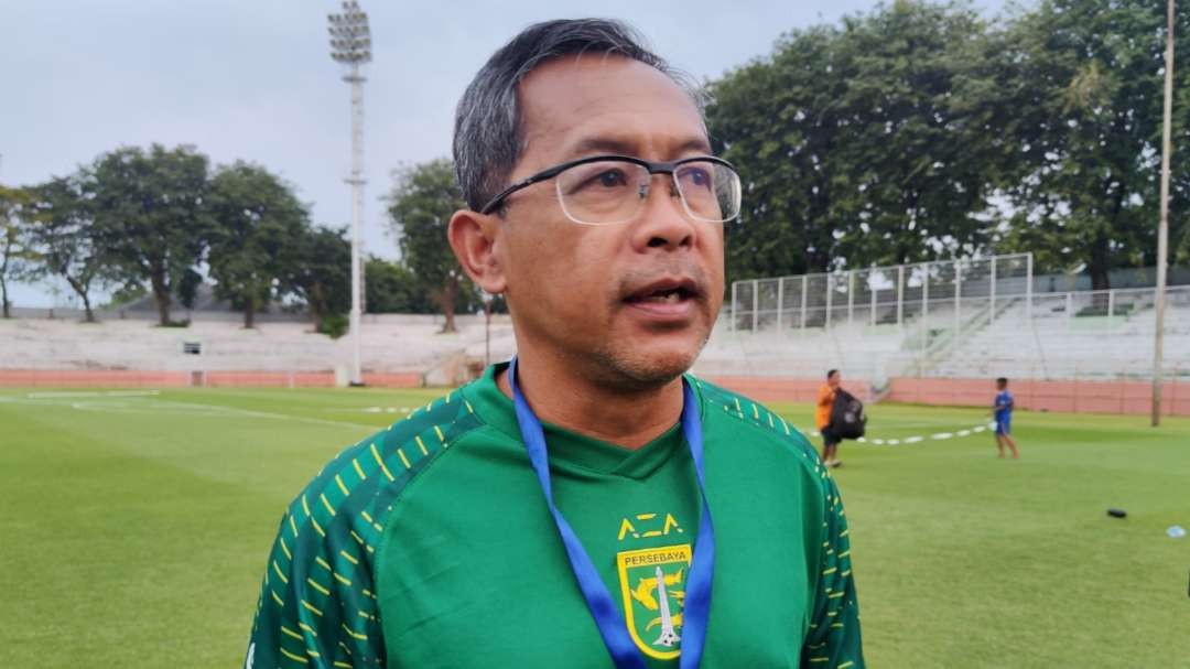 Pelatih Persebaya, Aji Santoso. (Foto: Fariz Yarbo/Ngopibareng.id)