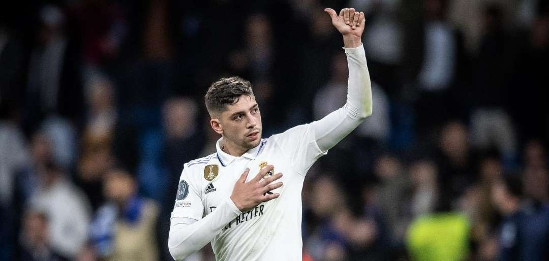 Liverpool siap ajukan tawaran untuk gelandang Real Madrid Federico Valverde. (Foto: Twitter/@fedevalverde)