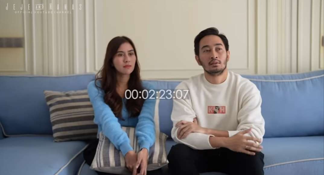 Syahnaz Sadiqah dan Jeje Govinda bicara soal rumah tangganya, usai heboh kabar perselingkuhan Syahnaz Sadiqah dengan Rendy Kjaernett. (Foto: YouTube)