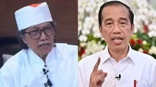 Muhammad Ainun Nadjib atau Cak Nun dan Presiden RI Joko Widodo. (Foto: Kolase/Instagram)