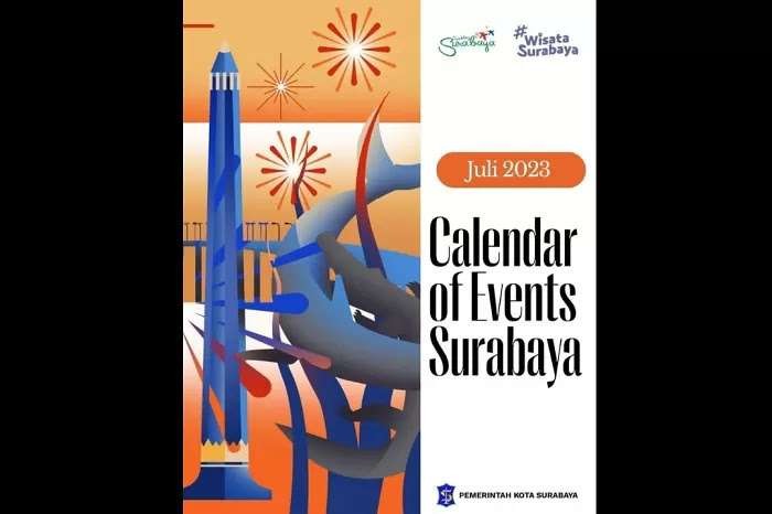 Kalender Event Surabaya atau calendar of events Juli 2023. (Foto: Instagram @surabaya)