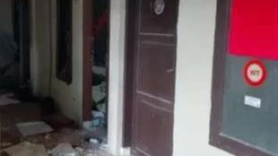 Kamar kos rusak dampak ledakan dari WC di Jalan Anggrek, Sengkang Kecamatan Tempe, Kabupaten Wajo, Sulawesi Selatan. (Foto: Polres Wajo)