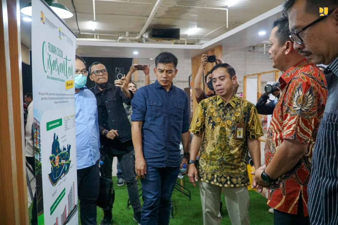 PUPR bangun Rusun Cisaranten, Bandung, yang diperuntukkan bagi masyarakat. (Foto: Biro Komunikasi Publik PUPR)