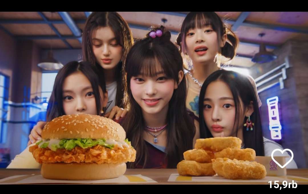 McDonald's berkolaborasi dengan idol K-Pop, New Jeans. Promo tersedia sampai Agustus 2023. (Foto: Twitter)