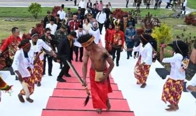 Wapres Ma'ruf Amin berkantor di Papua selama seminggu. (Foto: Setwapres)