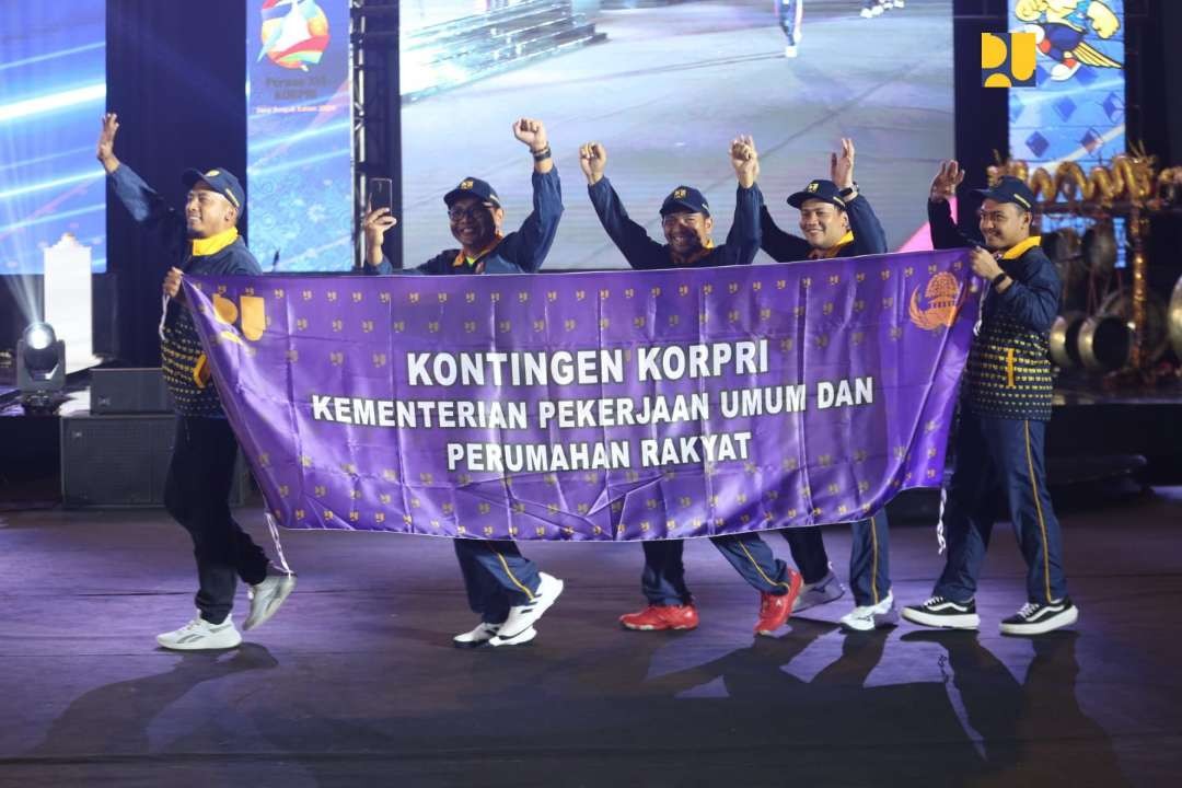 Kontingen KORPRI Kementerian PUPR di Pornas