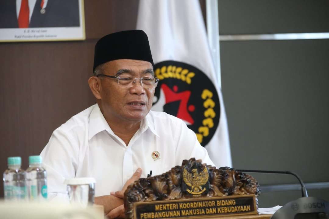 Menko PMK Muhadjir Effendy, dalam sebuah acara. (Foto: dok. ngopibareng.id)