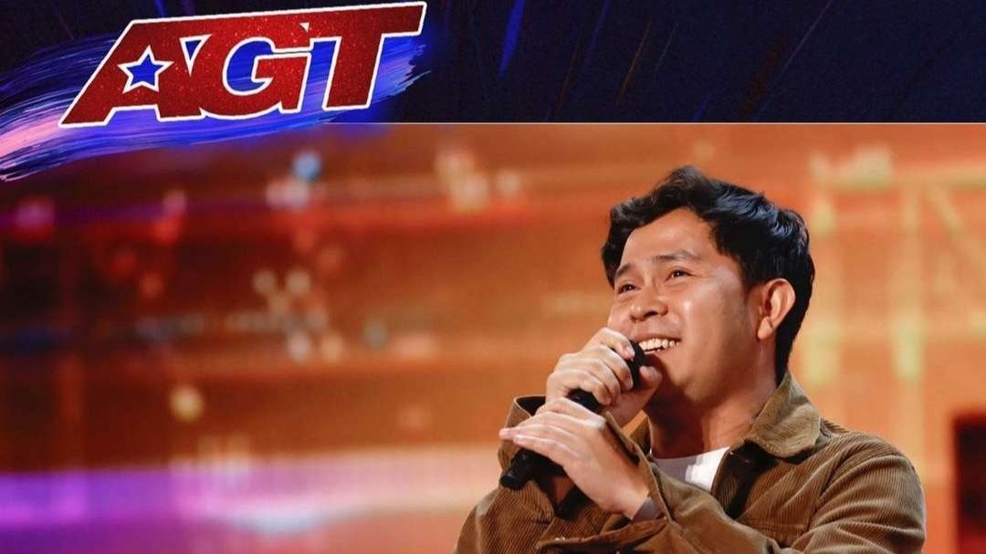 Cakra Khan dapat empat Yes dari juri America's Got Talent (AGT), lewat lagu keduanya dari Bob Marley, berjudul No Women No Cry. (Foto: Instagram Cakra Khan)