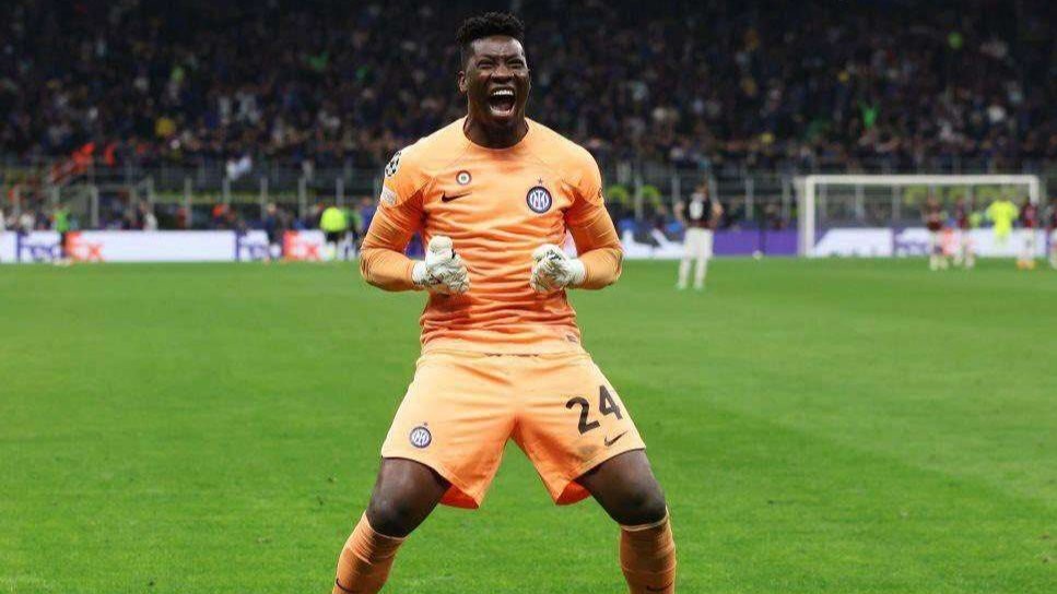 Andre Onana menyampaikan salam perpisahan untuk Inter Milan, dan resmi gabung Manchester United. (Foto: Twitter Andre Onana)