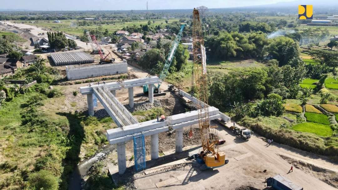 Proyek Strategis Nasional (PSN) Jalan Tol Solo - Yogyakarta - NYIA Kulonprogo. (Foto: Kemen PUPR)