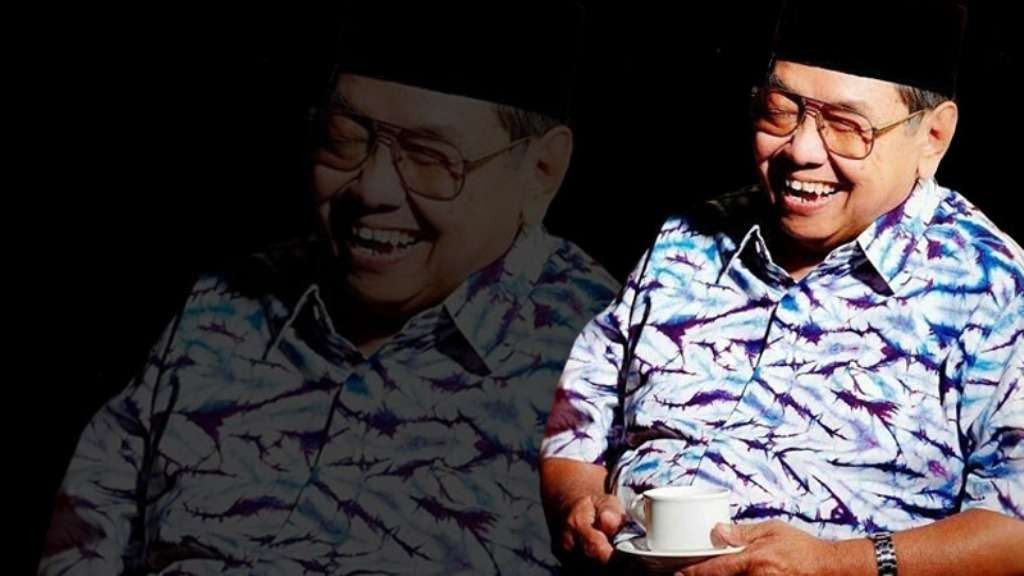 KH Abdurrahman Wahid alias Gus Dur, kaya tawa. (Ilustrasi)