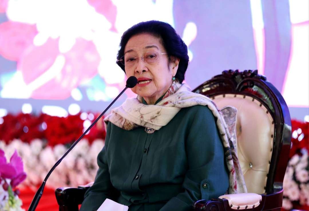 Presiden Republik Indonesia ke-5, Megawati Soekarnoputri saat berada di Surabaya. (Foto: Pita Sari/Ngopibareng.id)