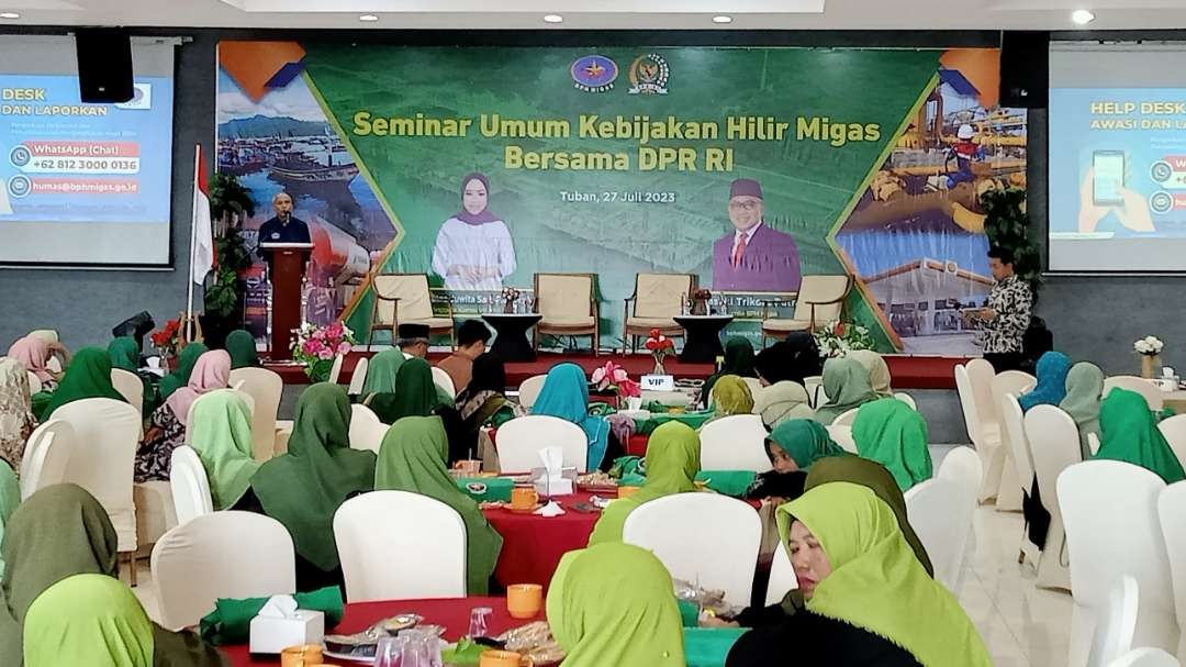 Seminar Umum Kebijakan hilir Migas bersama DPR RI (Foto: Khoirul Huda/Ngopibareng.id)