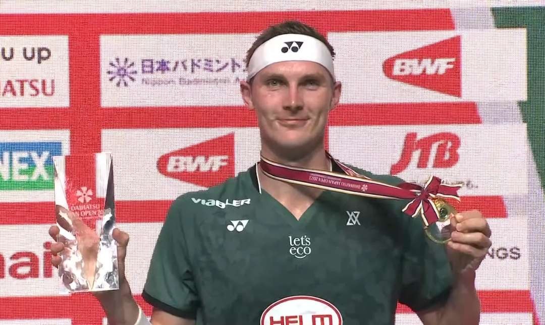 Viktor Axelsen juara Japan Open, Minggu 30 Juli 2023. (Foto: Twitter BWF)