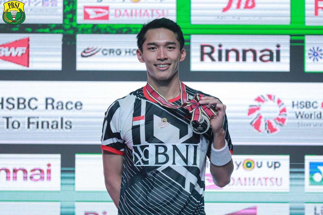 Tunggal putra bulutangkis Indonesia, Jonatan Christie (Jojo) runner-up Japan Open, Minggu 30 Juli 2023. (Foto: Twitter @INABadminton)