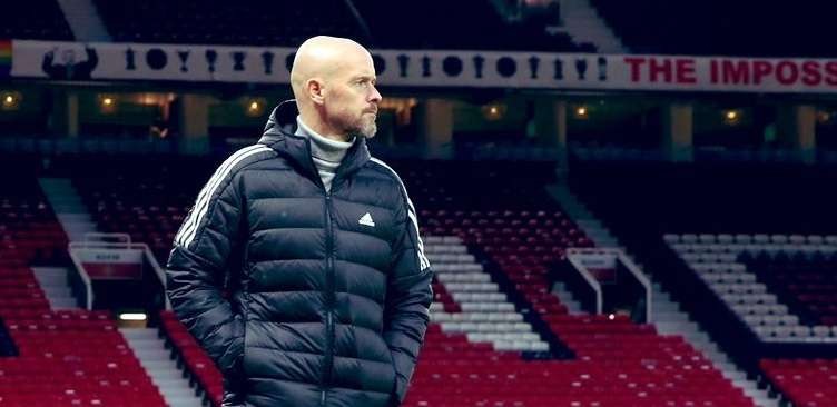 Manajer Manchester United Erik ten Hag kecam para pemainnya usai kalah 2-3 dari Borussia Dortmund pada laga uji coba pramusim.. (Foto: Twitter/@TenHagMind)