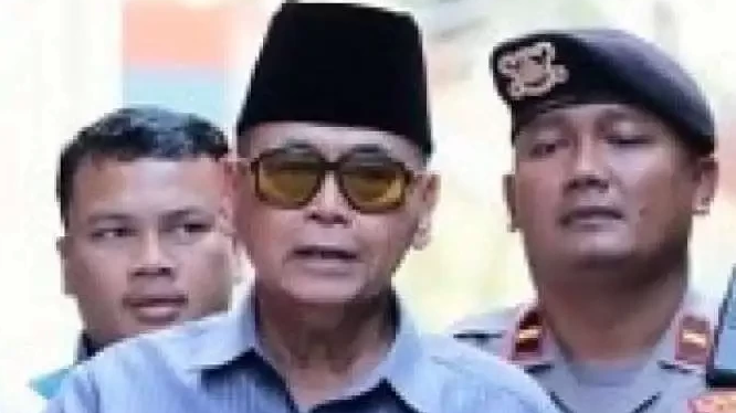 Pimpinan Pondok Pesantren Al Zaytun, Panji Gumilang resmi ditetapkan sebagai tersangka penistaan agama. (Foto: Istimewa)