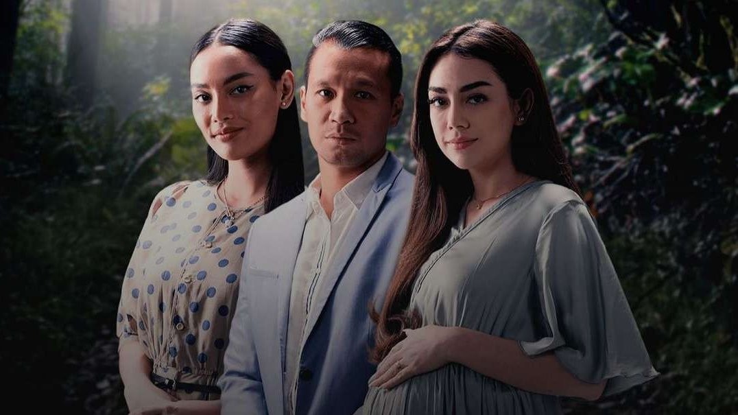 Film horor Sosok Ketiga Pamit dari bioskop. Film dibintangi Celine Evangelista (kanan), Samuel Rizal, dan Erika Carl. (Foto: Leo Pictures)