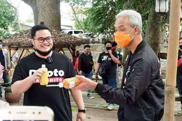 Bupati Kediri, Hanindhito Himawan Pramana menyatakan kesiapannya jadi juru kampanye (jurkam) bakal calon presiden (bacapres) Ganjar Pranowo. (Foto: Istimewa)