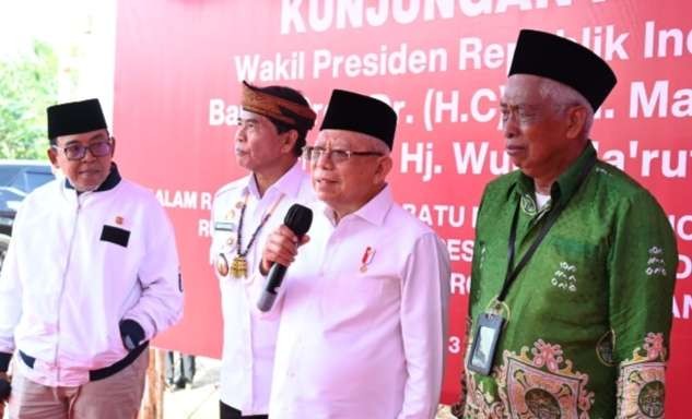 Wapres KH Ma'ruf Amin bicara soal batas usia minimum capres-cawapres. (Foto: Setwapres)