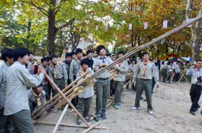 Salah satu kegiatan di Jambore Pramuka Dunia ke-25 di Korea Selatan. (Foto: English Scout)