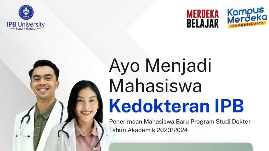 Pendaftaran Program Studi Dokter, Fakultas Kedokteran IPB University (FKIPB) dibuka pada 5-11 Agustus 2023. (Foto: Dokumentasi IPB)