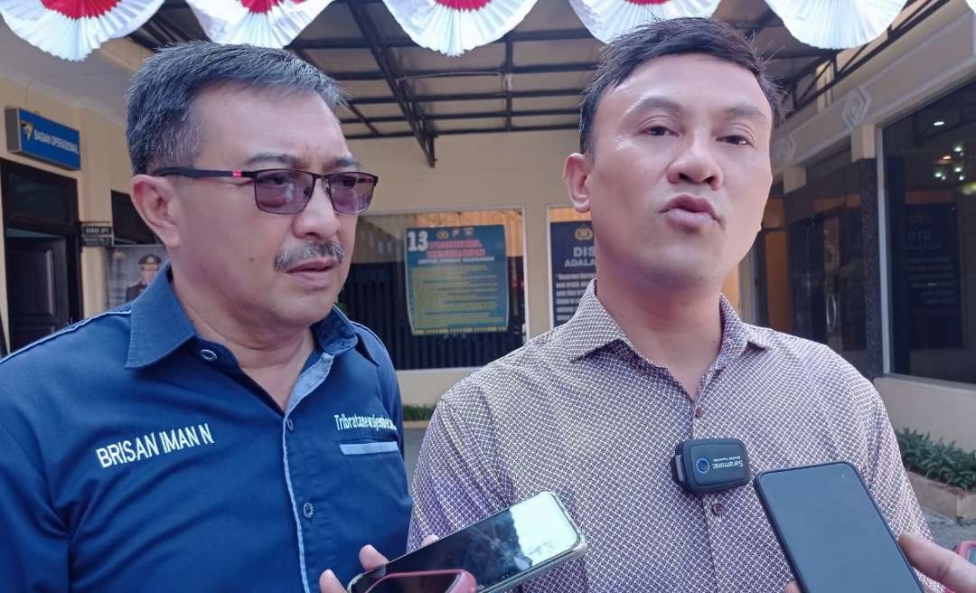 Kasat Resnarkoba Polres Jember AKP Sugeng Iryanto saat menjelaskan peredaran narkoba di Jember (Foto: Rusdi/Ngopibareng.id)