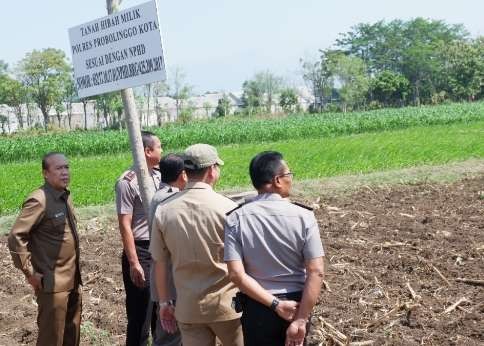 Bakal lokasi Mapolsek Kedopok di Jalan Serayu, Kota Probolinggo. (Foto: Ikhsan Mahmudi/Ikhsan Mahmudi).