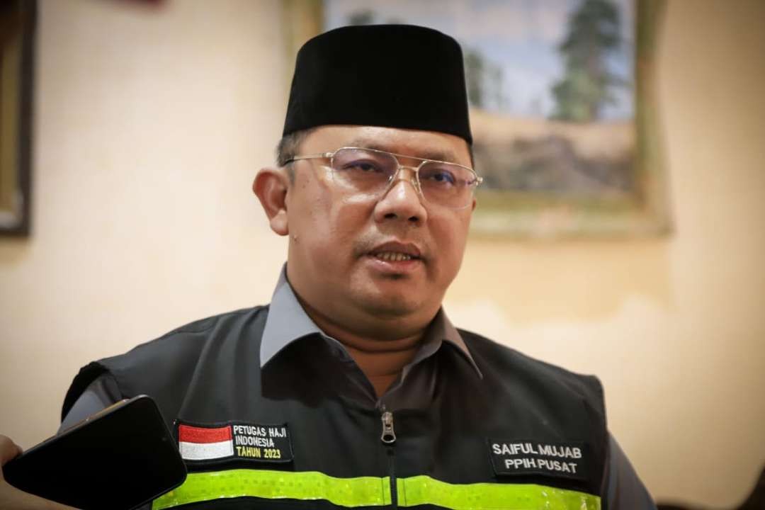 Direktur Layanan Haji dalam Negeri, Saiful Mujab yang juga selaku Ketua Petugas Penyelenggara Ibadah Haji (PPIH) Pusat 1444 H/2023 M. (Foto: Istimewa)