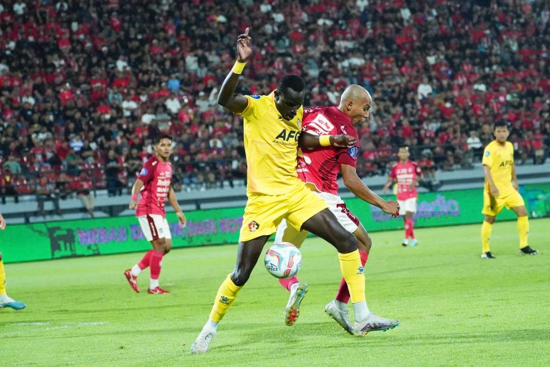 Persik Kediri berhasil tahan imbang tim kuat tuan rumah Bali United 1-1 dalam laga pekan ke 7 Liga 1 2023/2024 (Foto: Istimewa)