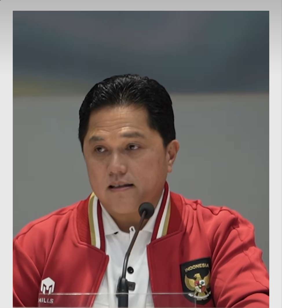 Ketua PSSI, Erick Thohir mengatakan, pembukaan Piala Dunia U-17 di JIS. (Foto: Instagram Erick Thohir)