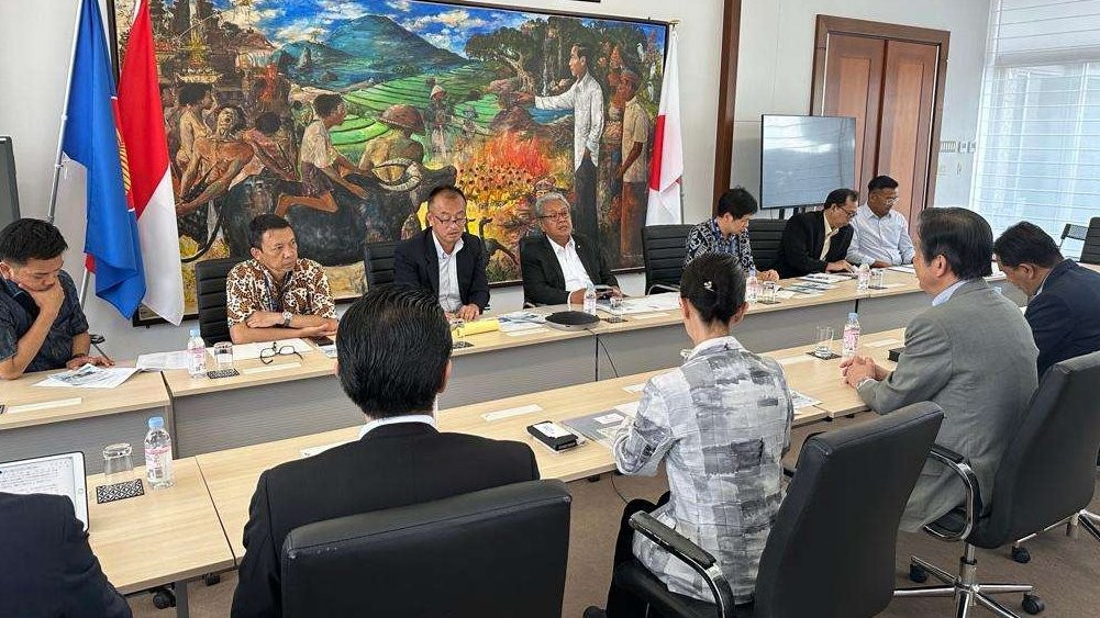 Pertemuan Duber RI dengan petinggi Partai Komeito Natsuo Yamaguchi. (Foto: Dok KBRI Tokyo)