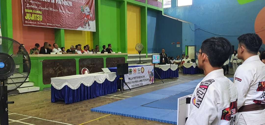 Pembukaan pertandingan Jujitsu, Porprov Jateng 2023. (Foto: KONI)