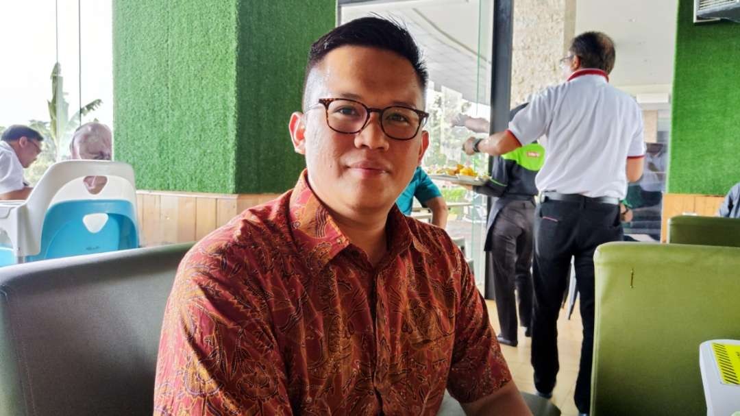 Ketua PB Porprov Jatim VIII 2023, Ali Affandi bicara soal persiapan venue. (Foto: Fariz Yarbo/Ngopibareng.id)